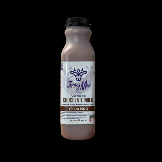 JerseyMoo ChocoMoo Grass-Fed Non-Homogenized Fresh Whole Jersey Cow’s Flavored Milk – Chocolate – 500ml (A2 Milk)