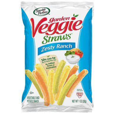 Sensible Portions – Garden Veggie Straws Zesty Ranch, 28.4 g