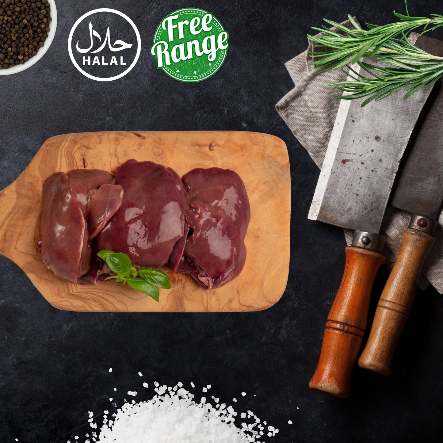 Free Range Chicken Liver 1lb