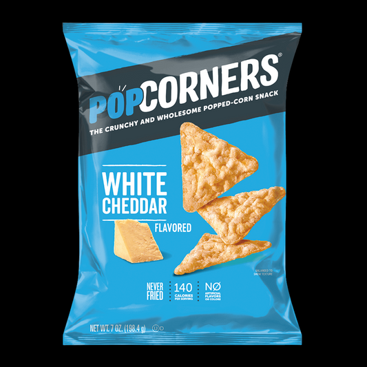 PopCorners – White Cheddar Popped-Corn Chips, 28 g