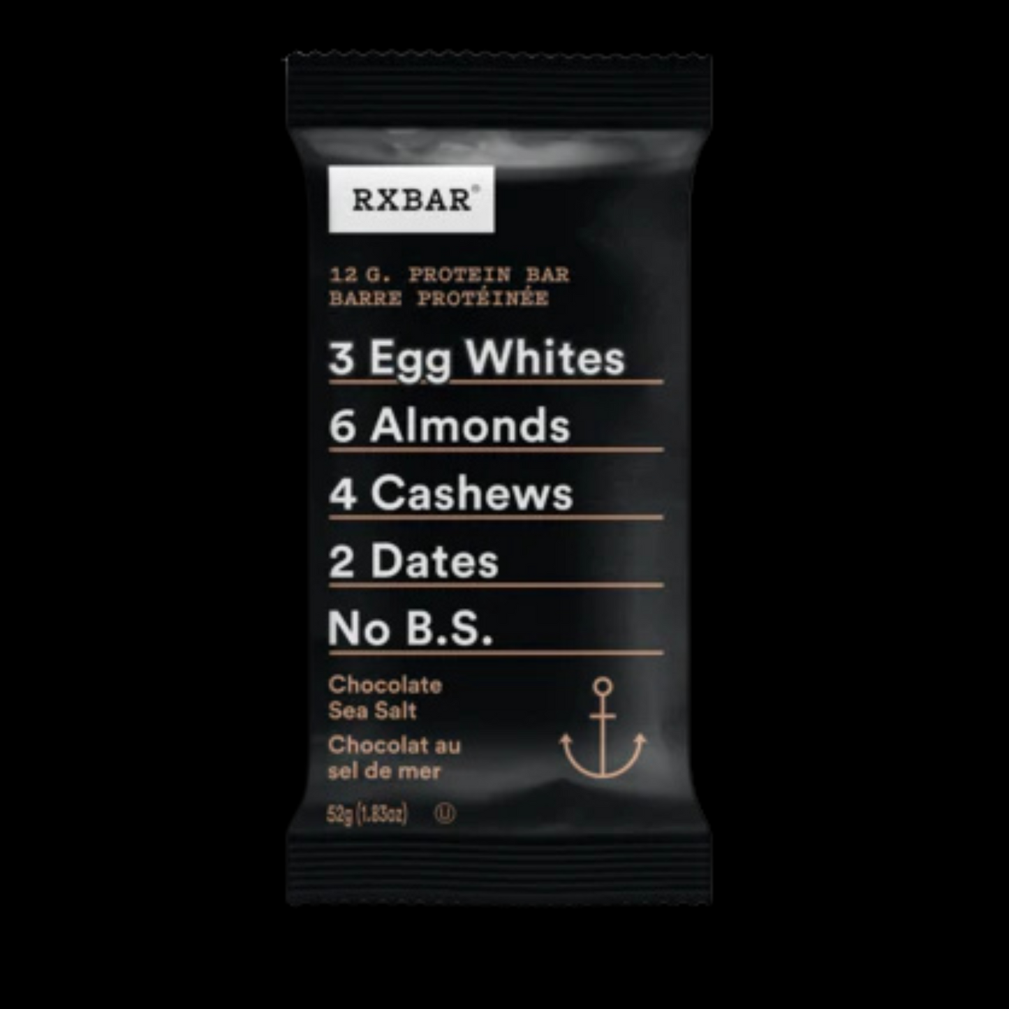 RXBAR – Chocolate Sea Salt Protein Bar, 52 g