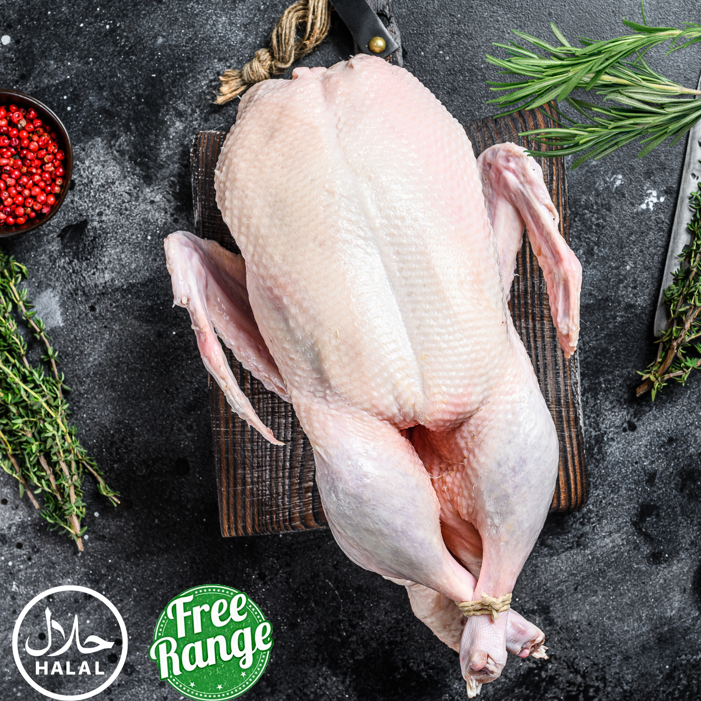 Free Range Whole Turkey 13lb -15lbs