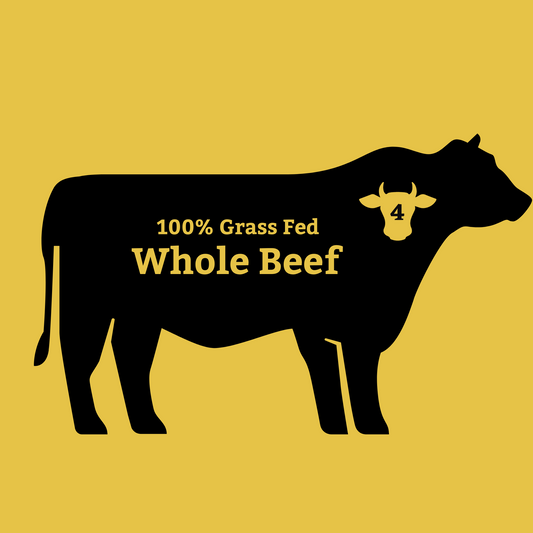 100% Grass Fed Whole Beef  (600-800lbs)