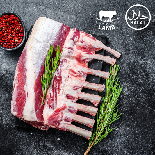 100% Grass-Fed Rack of lamb (3–4 lbs)