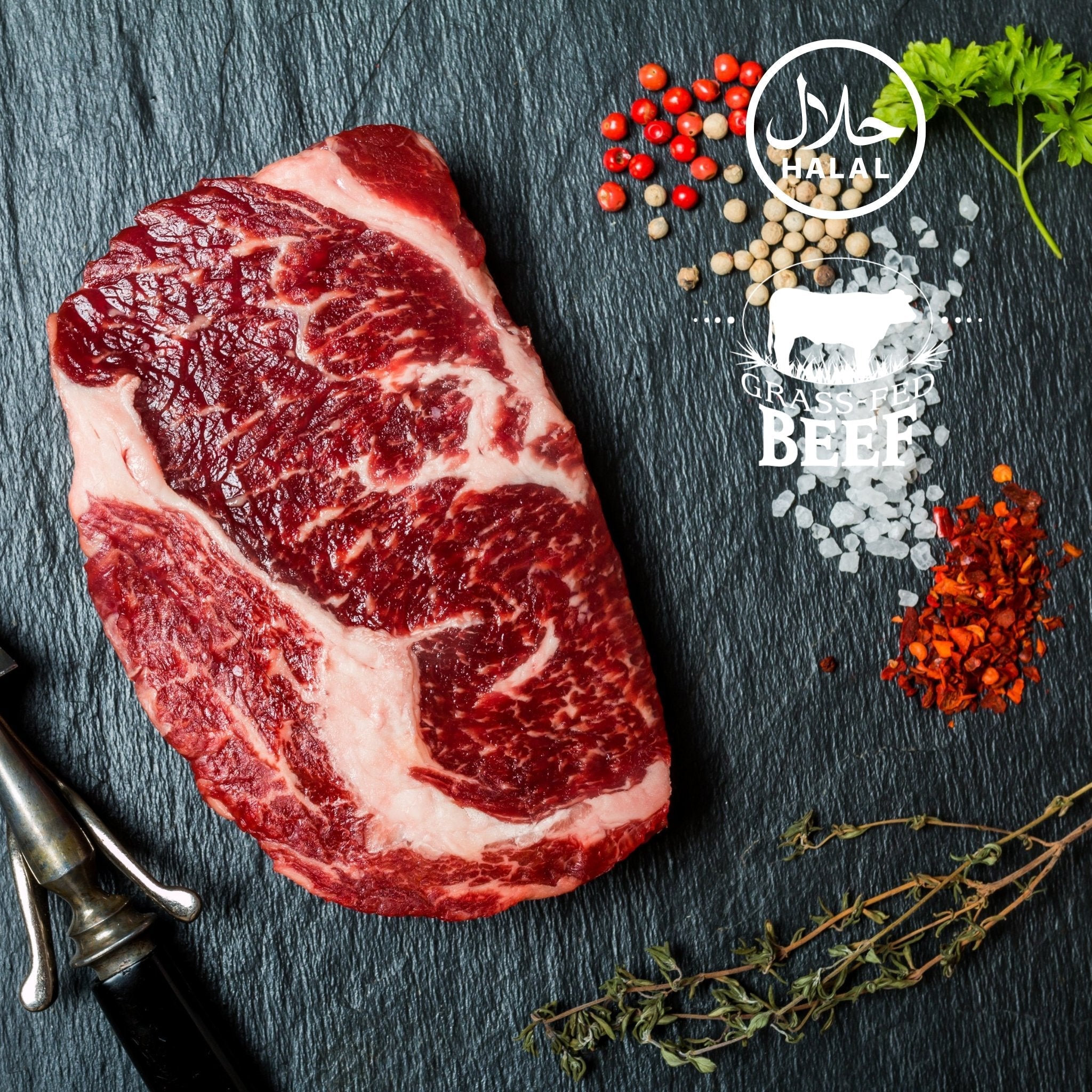 Saltgrass Ripeye 100% Grass Fed Beef Ribeye Steak (10 oz) – 4PrimeCut